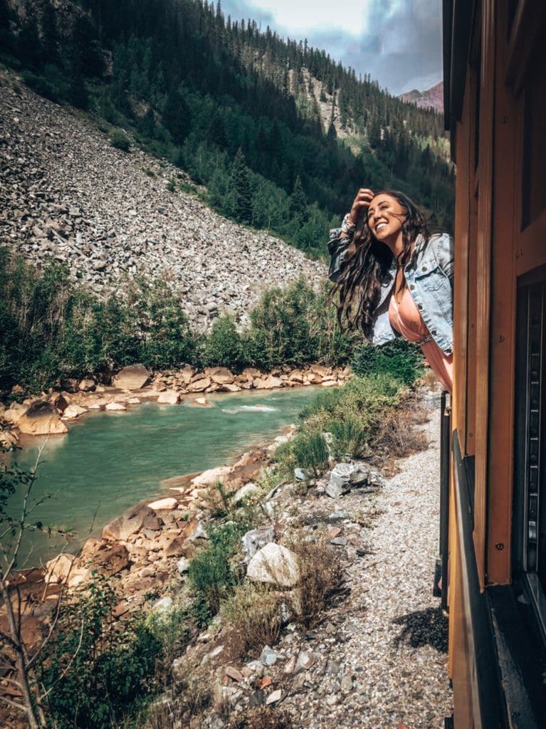 A trip aboard the Durango & Silverton Narrow Gauge Railroad Train will not only dazzle you with it's breathtaking scenery but transport you back in time to the year 1882!