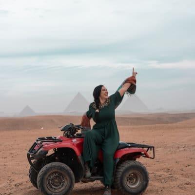 ATV at the Pyramids of Egypt: Add it to your bucket list!